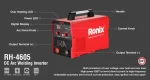 Máquina de Soldar 250A Inverter DC ARC IGBT RONIX RH-4605 - Imagen 5