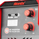 Máquina de Soldar 200A Inverter DC ARC IGBT RONIX RH-4604 - Imagen 4